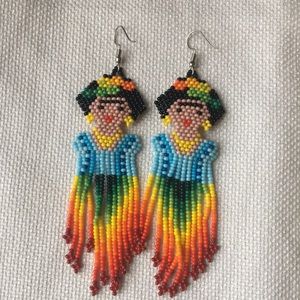 NWOT Mexican Frida Kahlo Earrings